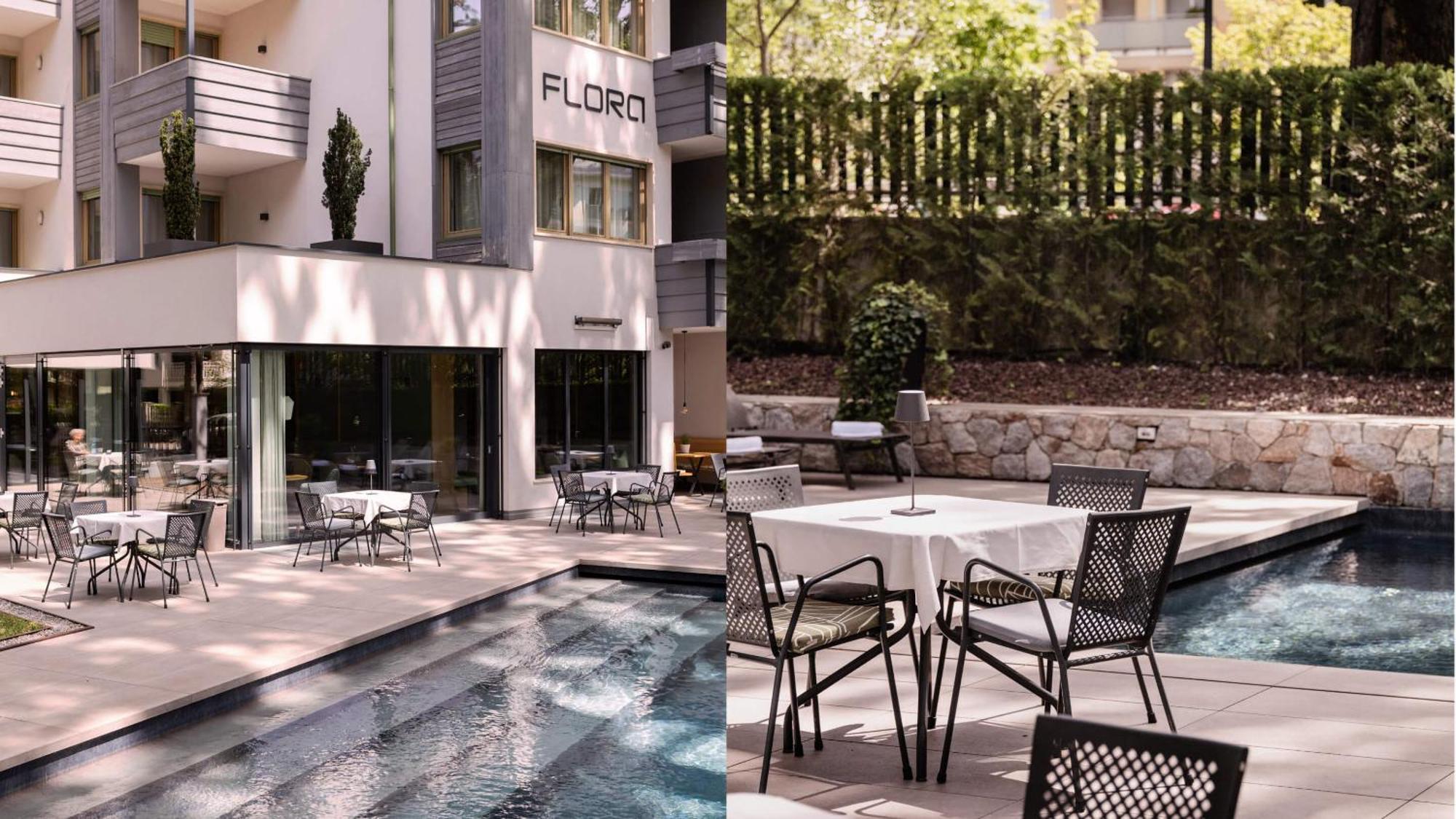 Flora Hotel & Suites Merano Esterno foto